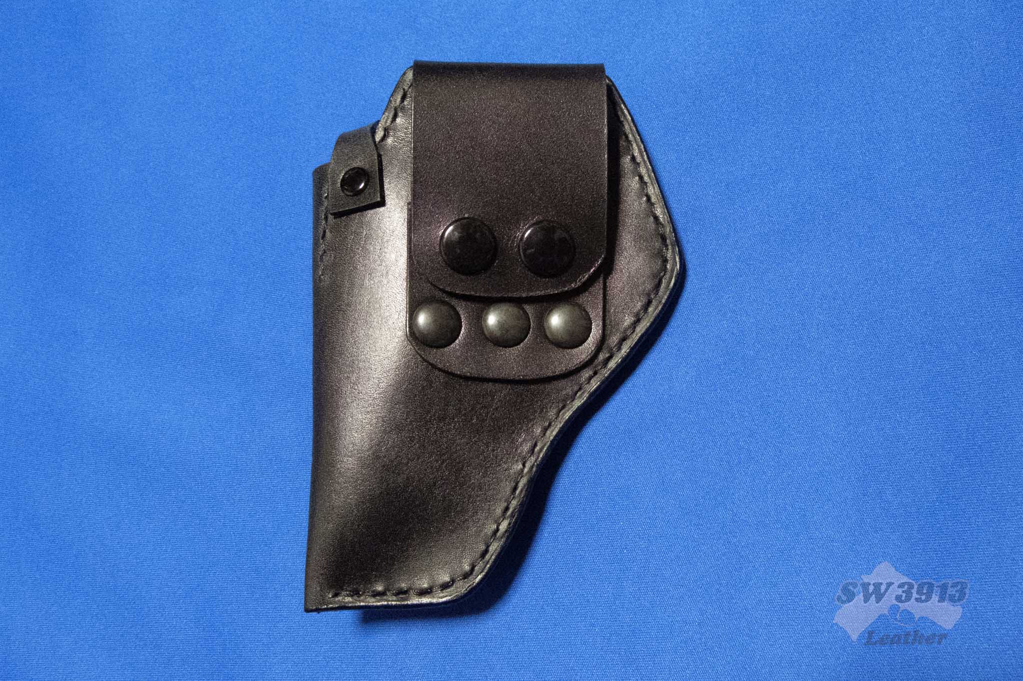 ハンドメイド 入管型回転式けん銃入れ ホルスター | SW3913 Leather